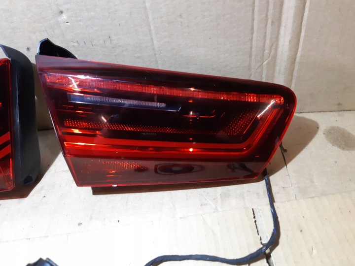 фото №14, Audi a6 c7 рестайлінг sedan лампи лампа ліва права led зад комплект темне