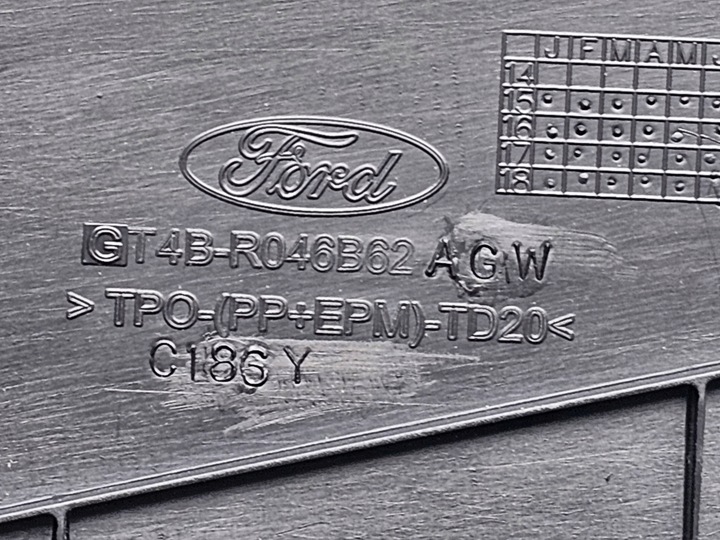 фото №12, Ford edge рестайлинг 19- панель под лобовым стеклом пластиковый внутренние gt4b-r046b62-agw usa