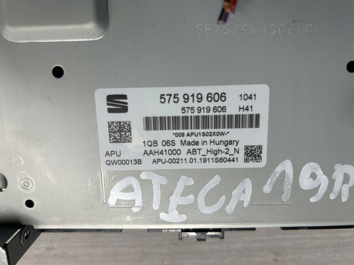 фото №5, Seat ateca 575 дисплей екран радіо навігація