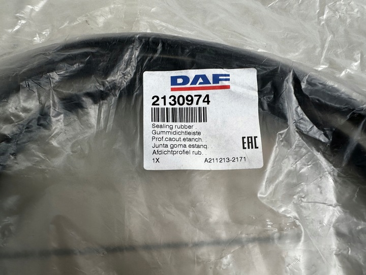 фото №3, Прокладка гумова накладка daf 1324621 1855064 2144644