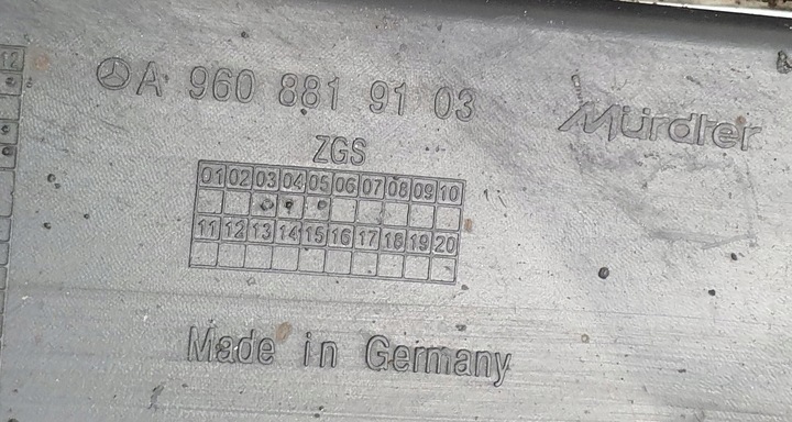 фото №7, Підкрилок правий перед запчастина задня mercedes actros mp4 a9608814603 a9608817703