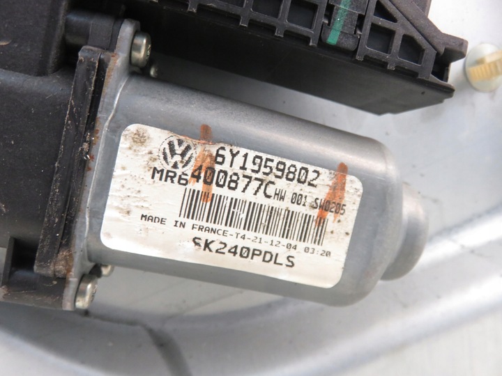 фото №5, Підйомник вікна праві переднє skoda fabia i 6y1959802