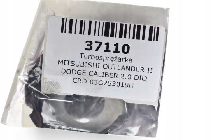 фото №11, Turbosprężarka mitsubishi outlander ii dodge caliber 2.0 did crd 03g253019h