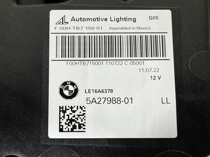 фото №13, Bmw x5 g05 x6 g06 полный led лампа правая перед фара подсветка - супер