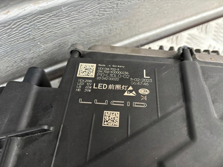 фото №7, Lucid air лампа перед ліва права комплектна eu. p10-l110r0-02 p10-l110l0-02