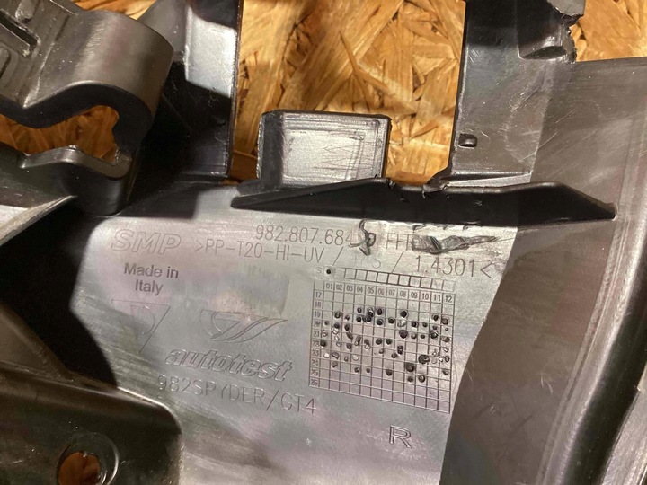 фото №7, Картка бампера перед сторона права porsche boxster 982 gt4 982807684dok1