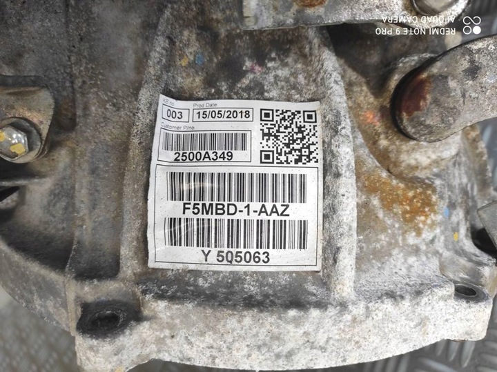 фото №12, Коробка передач коробки передач 2500a349 y505063 f5mbd1aaz mitsubishi space star ii 1.0 1.2