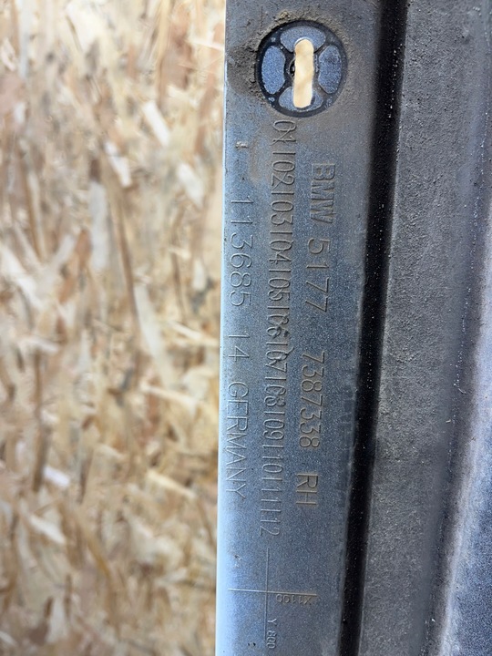 фото №10, Планка порогова накладка bmw g30 g31 a300 альпійський білий права