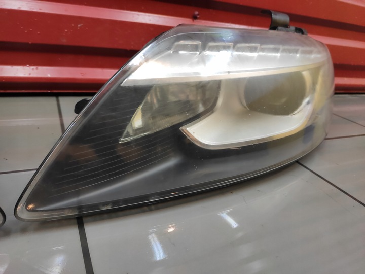 фото №7, Audi q7 4l рестайлинг лампа перед ксенон led левая lub правая uk оригинал