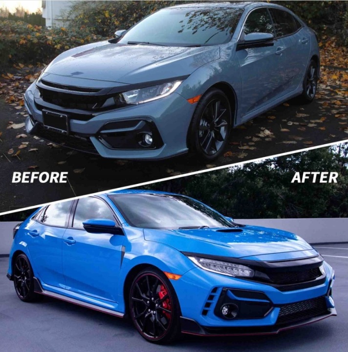 фото №13, Фары лампы kpl vland полный led динамический honda civic x 10 2016-2021