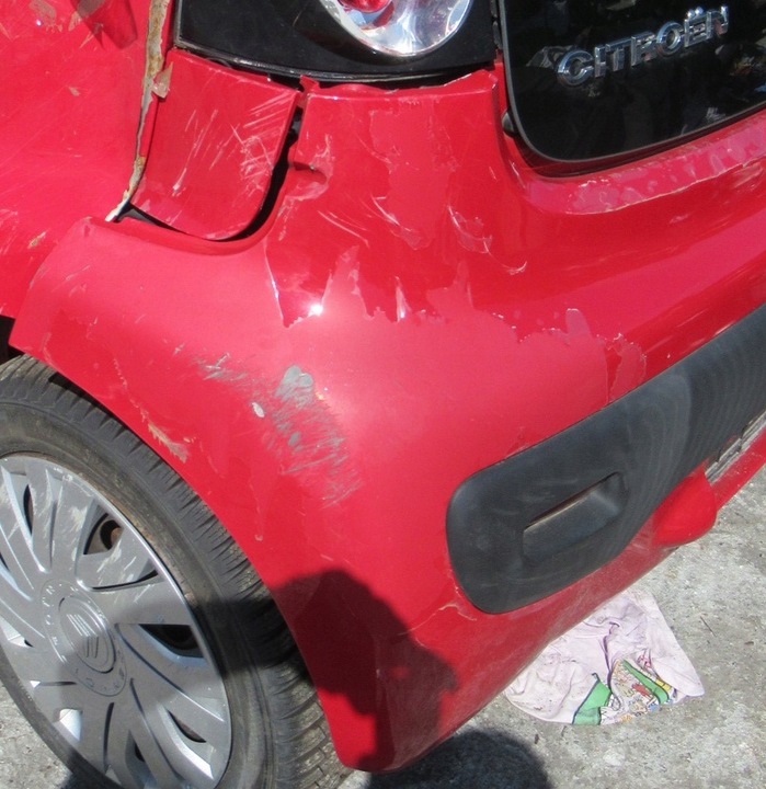 фото №1, Citroen c1 бампер зад