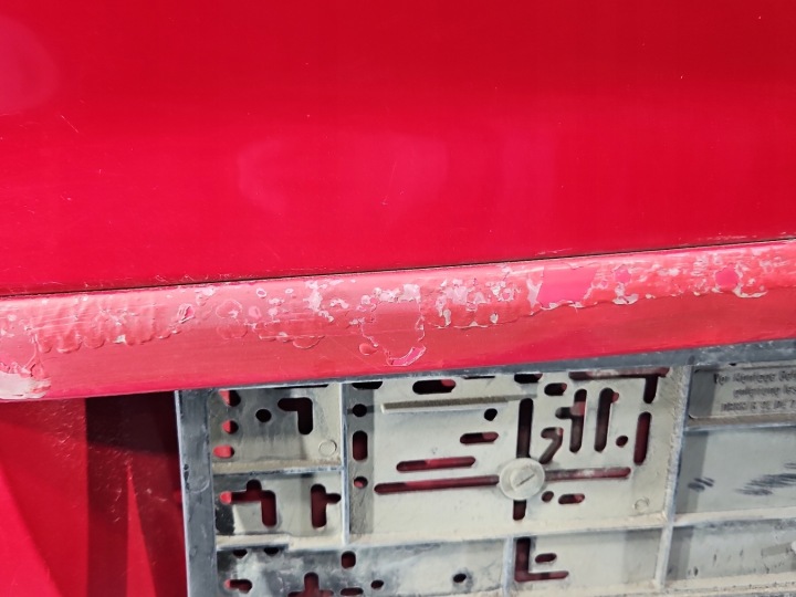 фото №13, Крышка багажника зад vw polo iii 6n 95-01 sedan classic красный