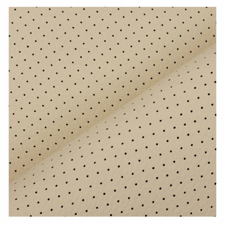 фото №4, Екошкіра шкірозамінник ecoskóra тканина перфорований mk1 матеріал nocturn beż 0,5 m