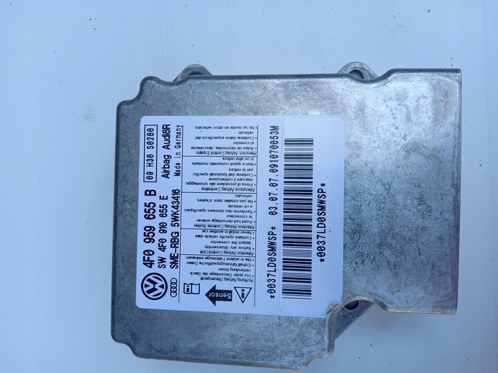 фото №1, Датчик подушек модуль 4f0959655b audi a6 c6 04-
