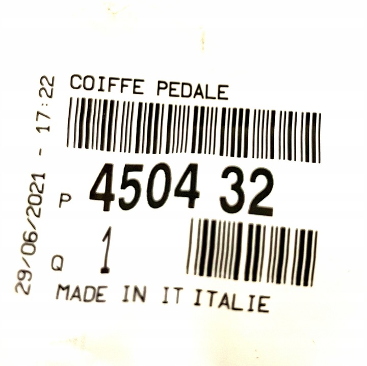 фото №3, Накладка na педаль тормоза оригинал оригинальный номер psa 450432