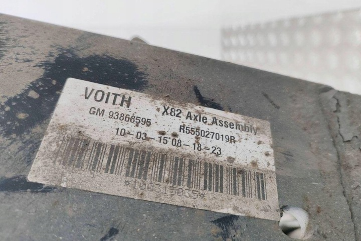 фото №7, Задний мост opel vivaro c r555027019r 1.6l дизель 2016