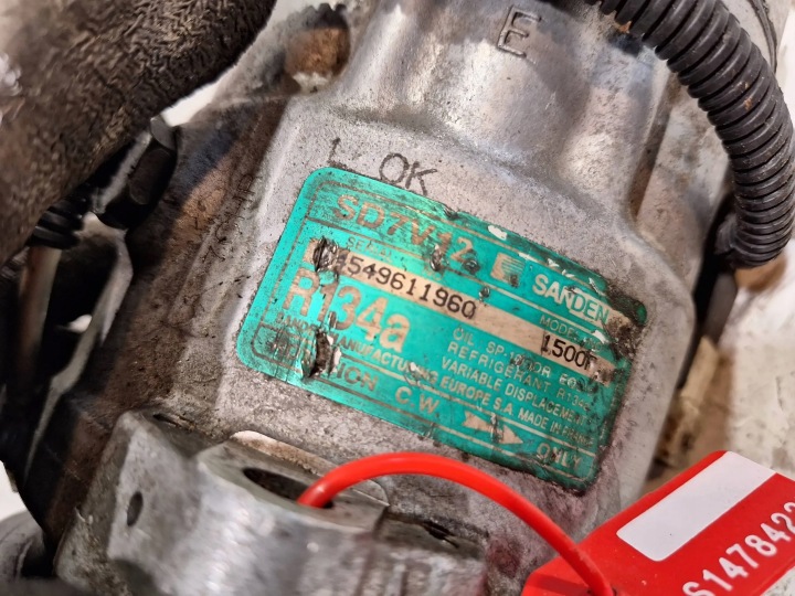 фото №8, Компрессор k\ompresor кондиционера sd7v12 peugeot 307 2.0 hdi