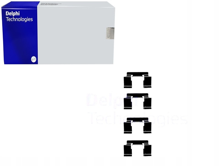 фото №1, Набір монтажний гальмівні колодки перед nissan almera ii primera 1.5-2.2d