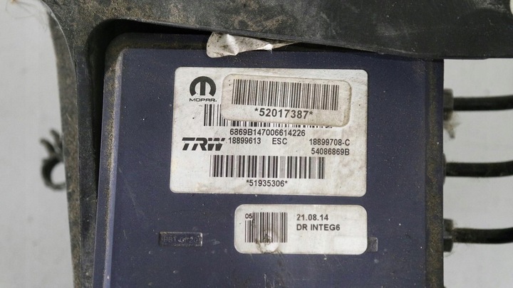 фото №7, Насос abs jeep renegade 51935306 52017387