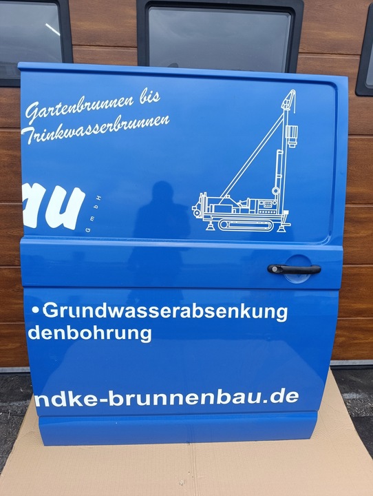 фото №1, Vw t5 двері зсувні праві сині