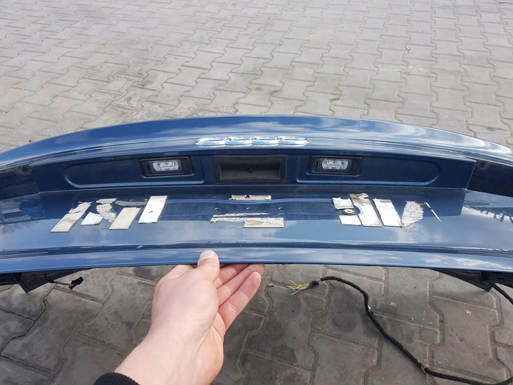 фото №5, Audi a4 b8 рестайлинг 12-15r sedan крышка багажника зад lx5l