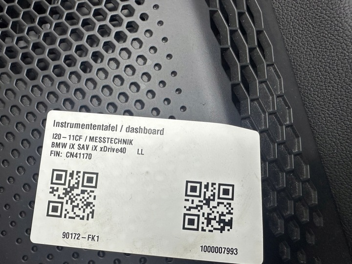 фото №6, Bmw ix i20 панель раздаточная консоль оригинал