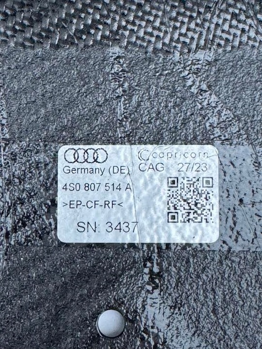 фото №12, Спойлер планка накладка перед audi r8 4s0 рестайлинг карбон левая правая накладка