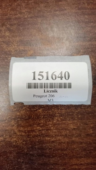 фото №9, Peugeot 206 спідометр  9651740180