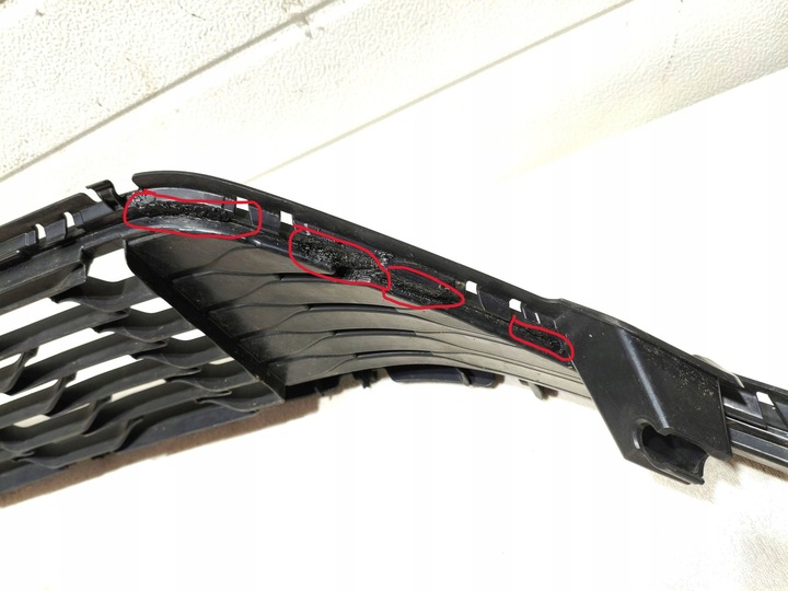 фото №12, Vw golf r-line vii решітка засіб планки бампера 2017- 2020r 5g0 рестайлінг перед