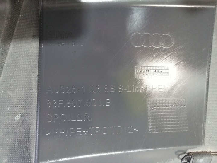 фото №11, Audi q3 ii спойлер накладка бампера зад 83f807521b
