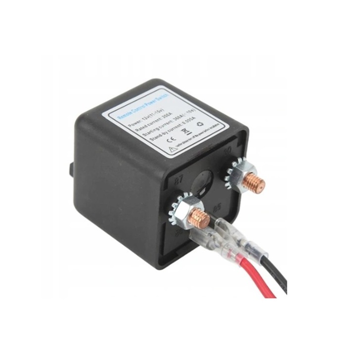 фото №9, Вимикач акумулятора 12v 200a hebel na пульт відсічення напруги 2 пульти