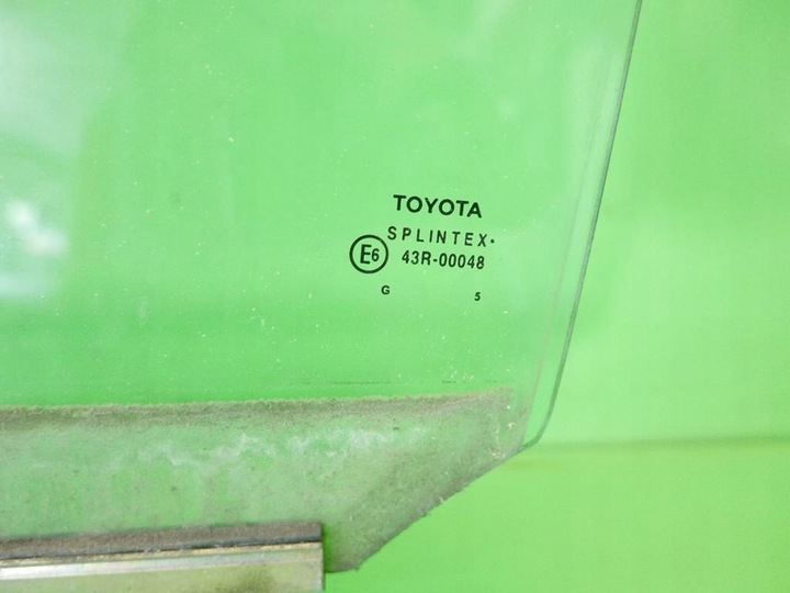 фото №4, Скло дверна ліва зад toyota yaris i fl hb 5d