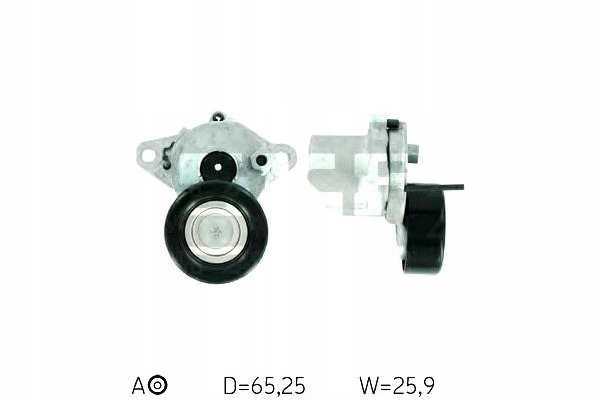 фото №12, Skf vkm 64010 ролик натягувач, стрічка klinowy wielo