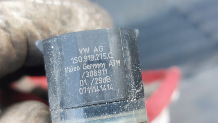 фото №7, Vw touran ii джгут датчиків паркування перед + датчики 1t0971095an 10-15