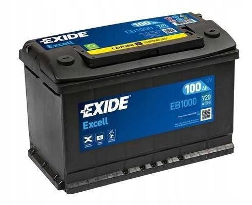 EXIDE EB1000 АКУМУЛЯТОР 100AH 720A