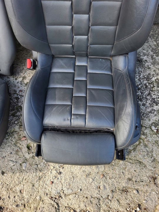 фото №12, Сидіння шкіра чорна комплект диван citroen ds5 11-15 підігрів електричні