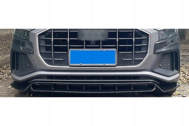 фото №10, Накладка бампера передней do audi sq8 2018-2024 s-line чёрный mat abs