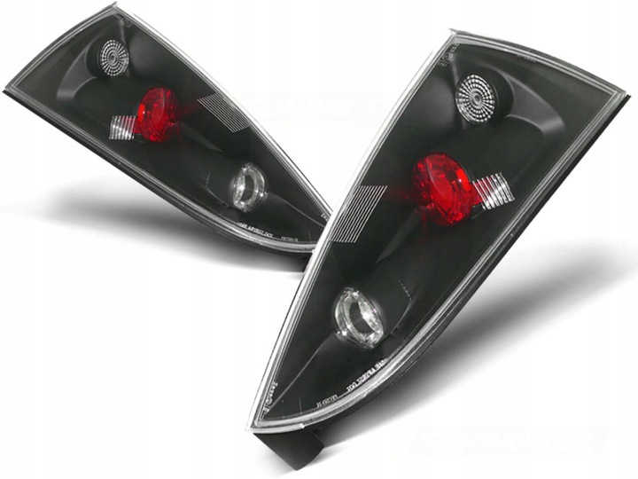 фото №2, Лампы задние ford focus mk1 10.98-10.04 хэтчбек чёрный tuningowe kpl зад sp