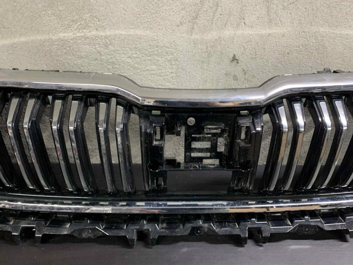 фото №7, Skoda kodiaq 565 рестайлінг спортлайн 21-24 решітка радіатора решітка 565 oem skoda хром
