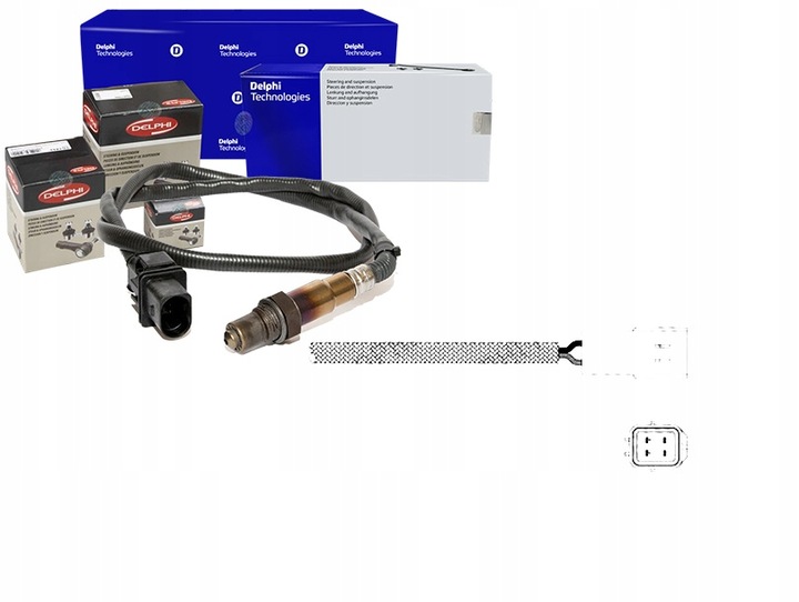 фото №1, Лямбда-зонд delphi je5018861 a je5o18861