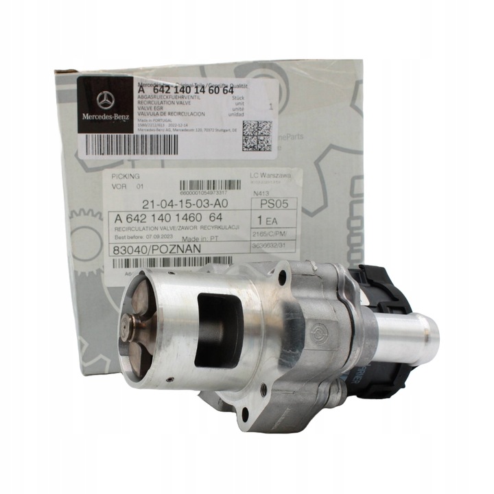 фото №1, Клапан egr mercedes 3.0 v6 320 350 cdi a6421401460