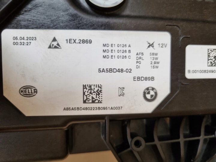 фото №13, Bmw x1 u11 полный led лампы фара левая правая комплектная 5a5bd47 5a5bd48
