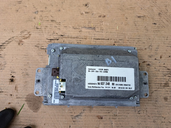 фото №5, Дисплей радио ng4 citroen c5 iii x7 навигации навигация gps 9663724880