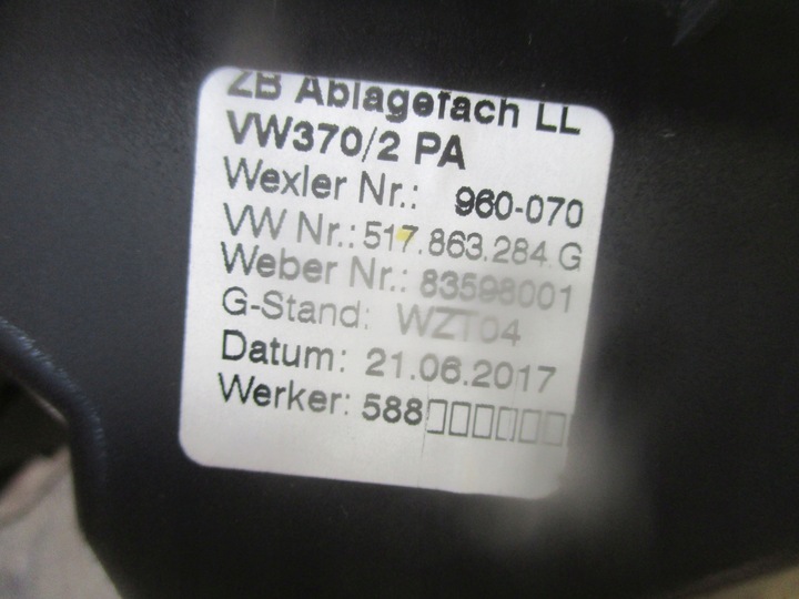 фото №7, Рамка туннеля кнопка 517863284g vw golf sportsvan