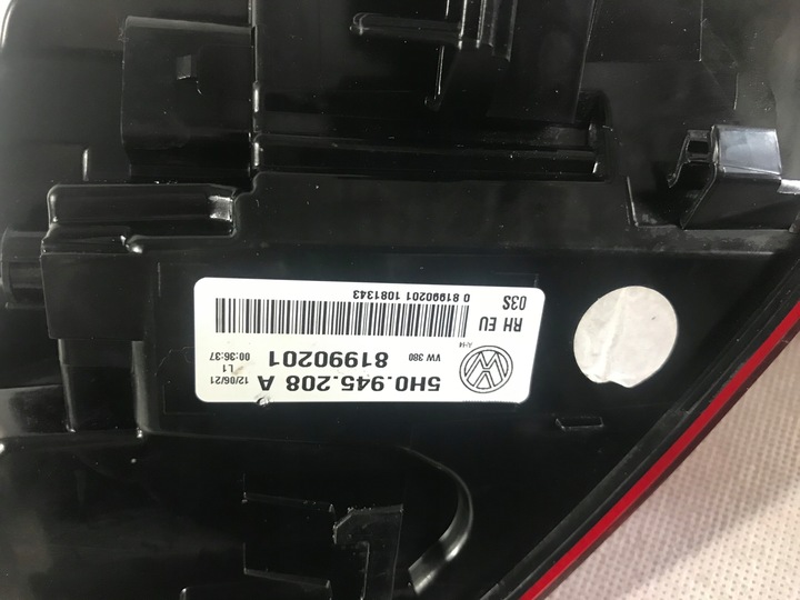 фото №9, Vw golf 8 viii gti gtd r-line лампа задняя лампы iq