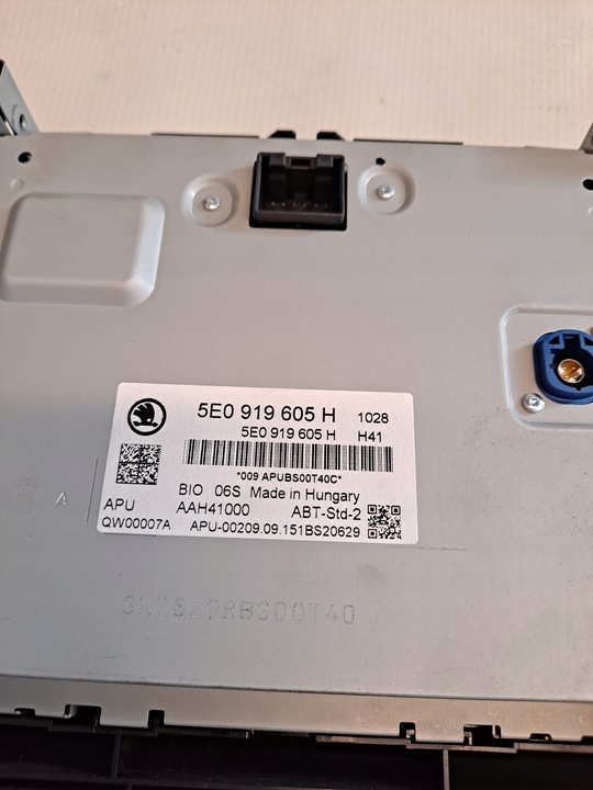 фото №6, Екран дисплей skoda octavia iii 5e0919605h