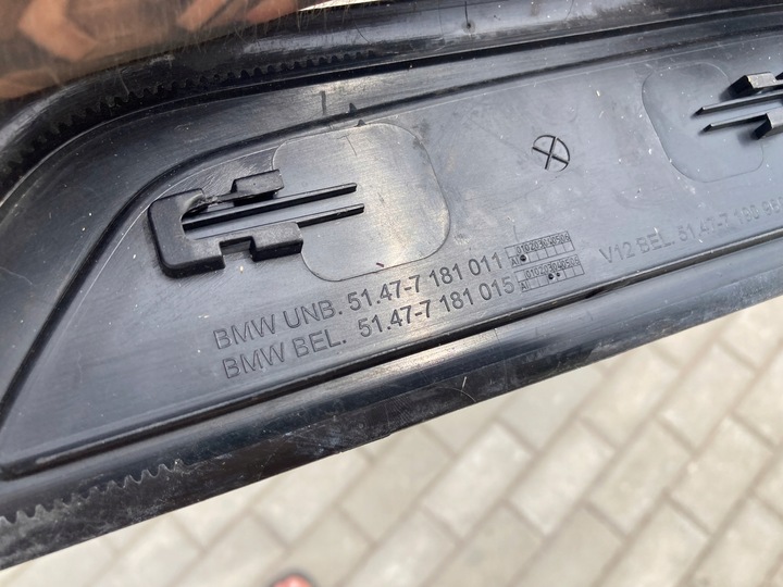 фото №7, Bmw 7 f01 f02 накладка планка порогова правий перед 7181011 7181015