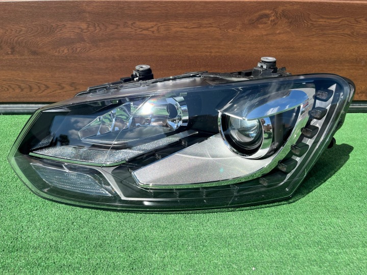 фото №6, Фара левые перед vw polo 6r 6r1941039d ксенон led oem номер eu красивая биржа познань