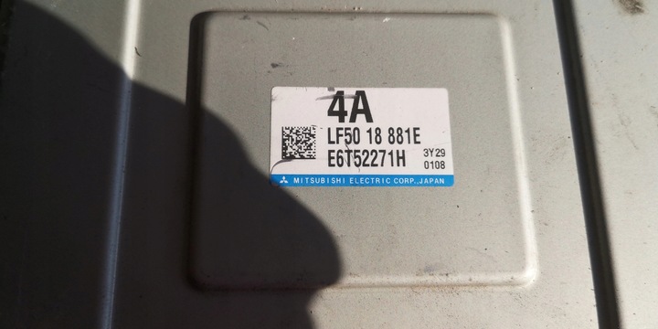 фото №3, Компьютер ecu mazda 3 lf5018881e оригинал