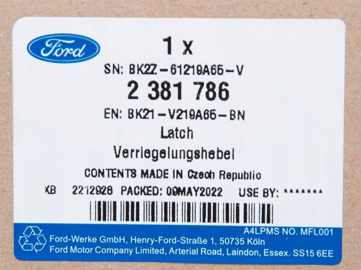 фото №4, Замок двері лівих передніх custom 12-18